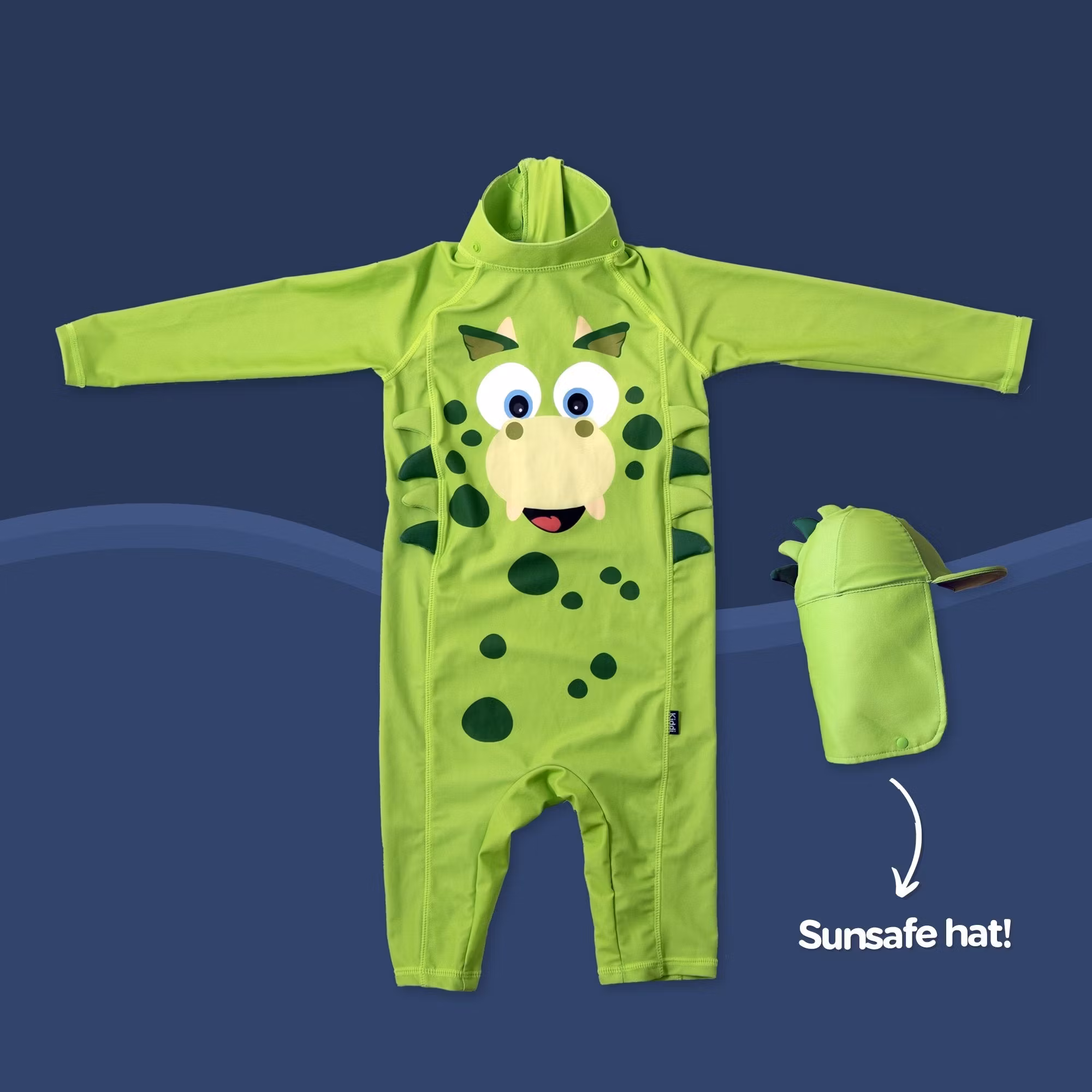 My Carry Potty UV-drakt barn - Dinosaur