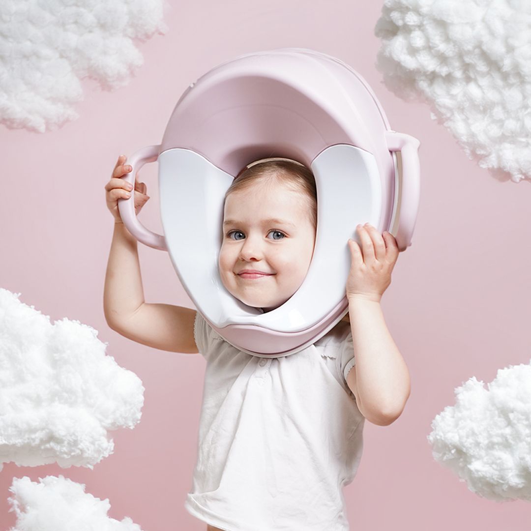 My Carry Potty Toalettsete & Baderomskrakk Pastellrosa