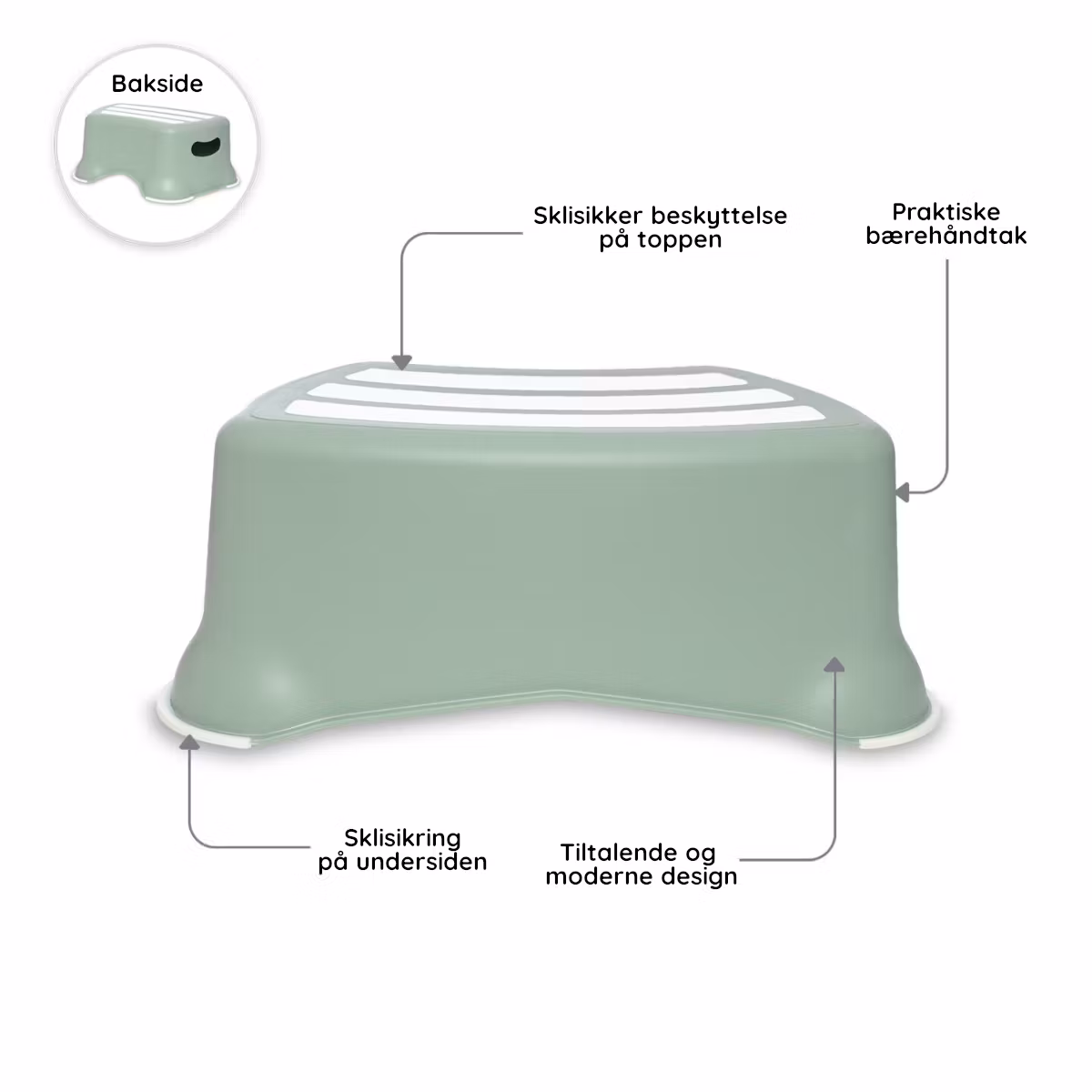 Pall till badrum – My Carry Potty Pastellgrön