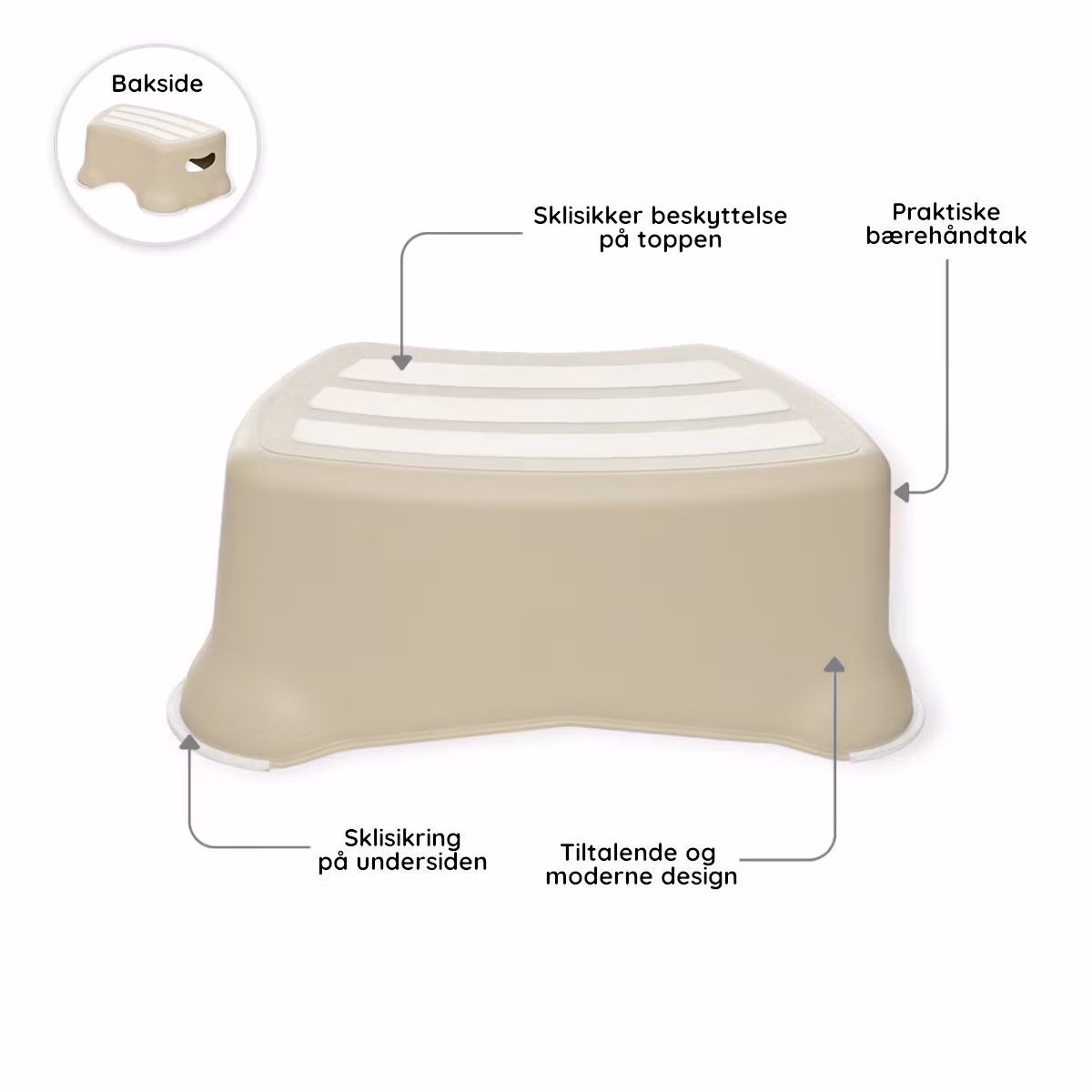 My Carry Potty Baderomskrakk Naturlig beige
