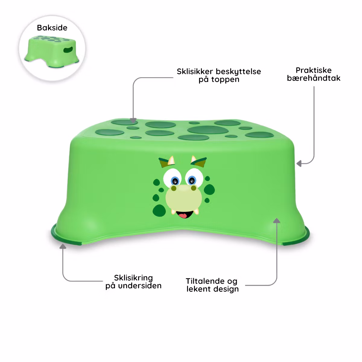 Set med toasits & barnpall My Carry Potty Dinosaurie