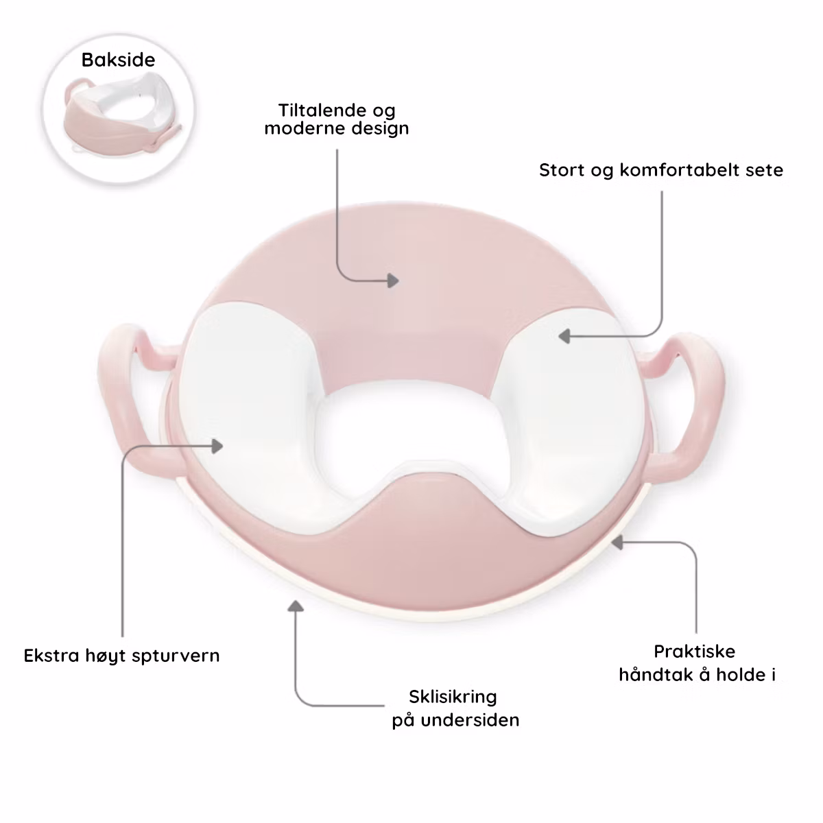 My Carry Potty Pottetreningssett Pastellrosa