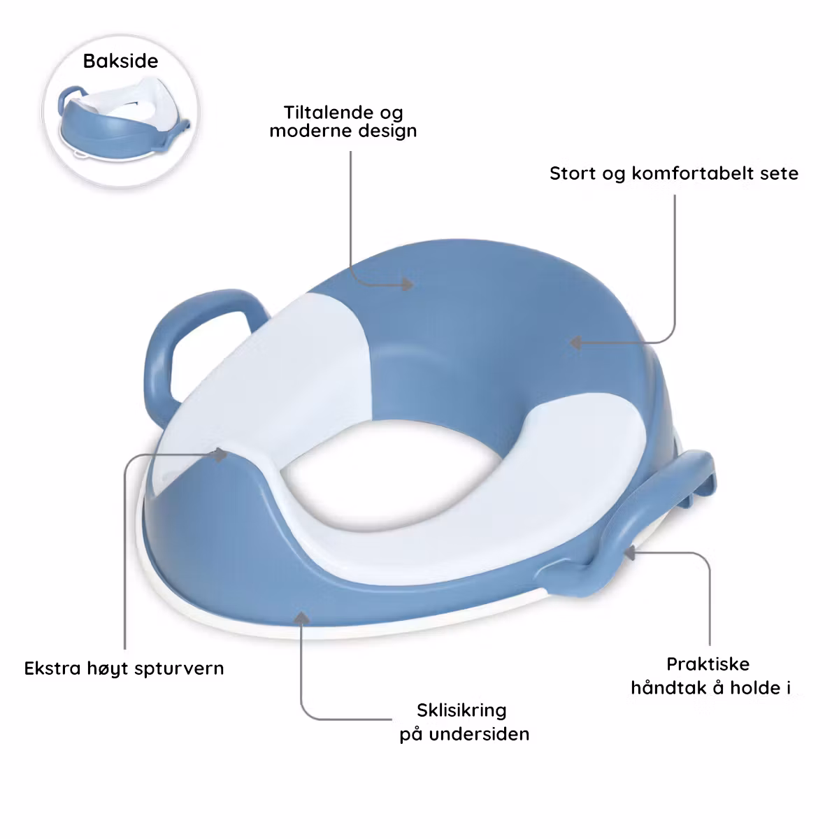My Carry Potty Pottetreningssett & Toalettsett Pastellblå