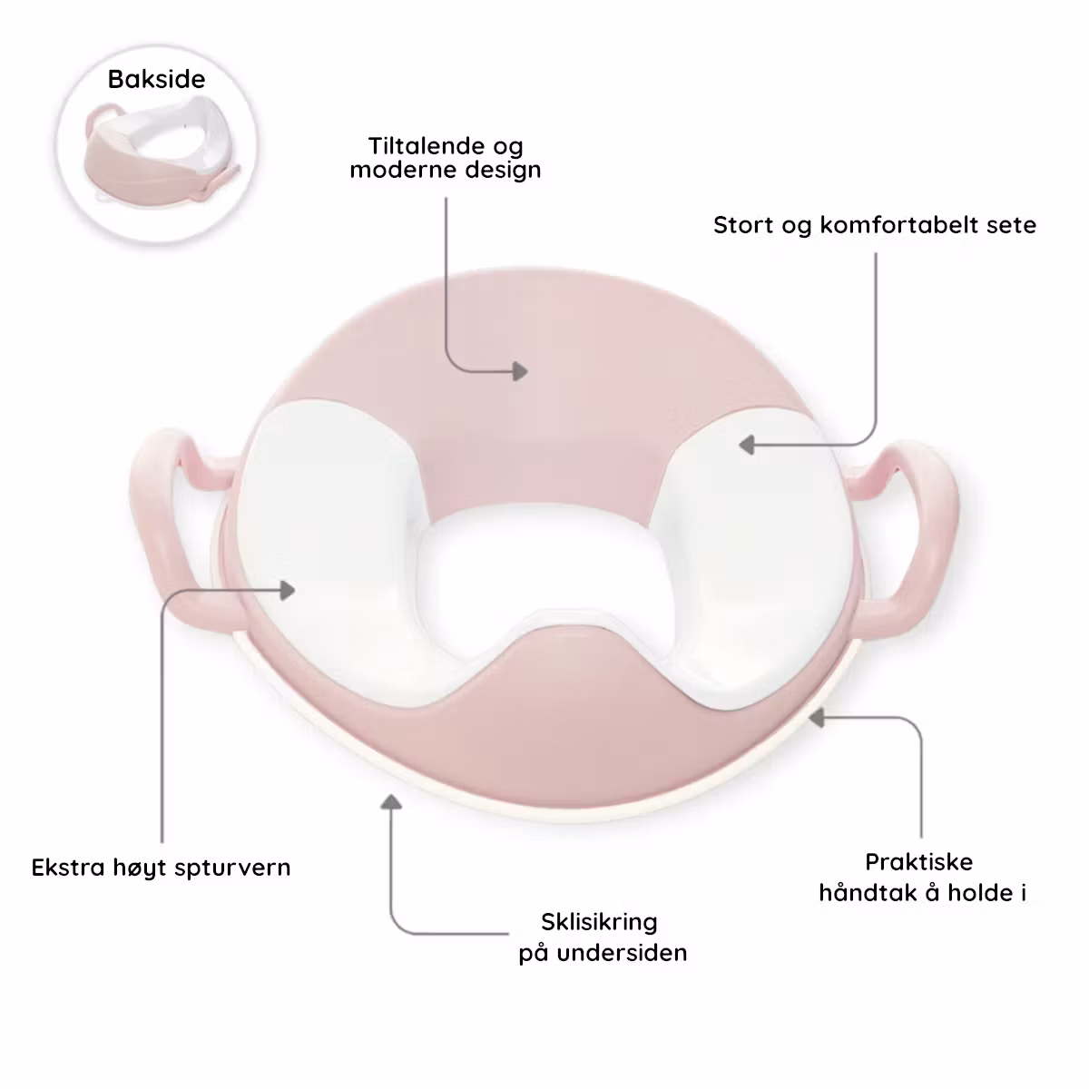 My Carry Potty Pottetreningssett & Toalettsett Pastellrosa
