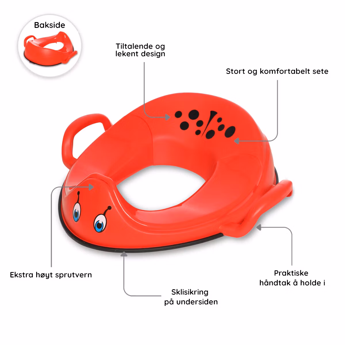 My Carry Potty Toalettsete til barn Marihøne