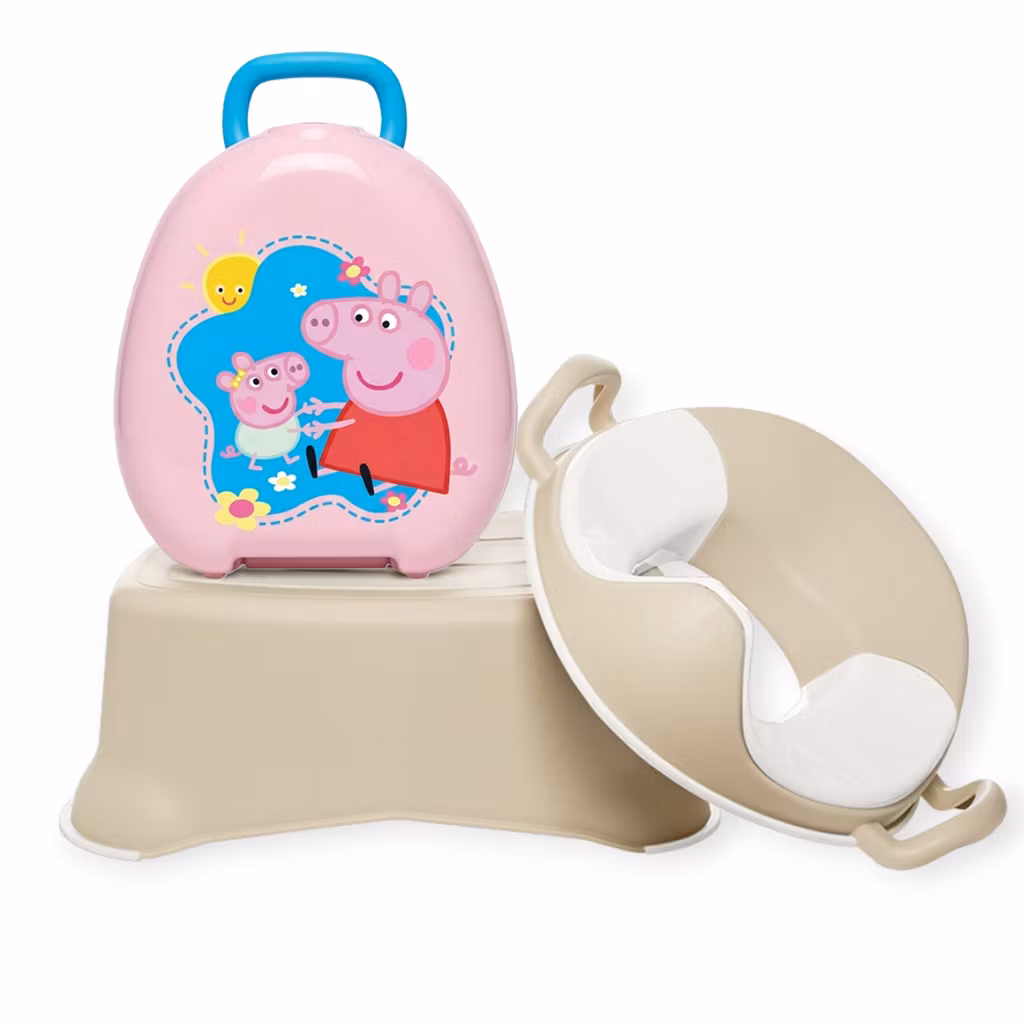 My Carry Potty Potte, Toalettsete & Skrakk - Pottetreningssett til barn Peppa Gris rosa