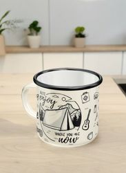 Enamel Mug Enjoy