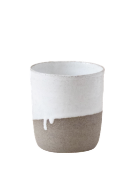 Studio Latitud Mug no Handle White/Gray