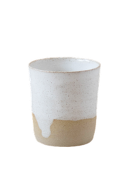 Studio Latitud Mug no Handle White/Beige