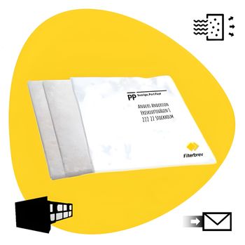 2-pack till Nibe Fighter 100 / 310 / 315 / 360 / F205 / FLM30 / FLM40 standardmått