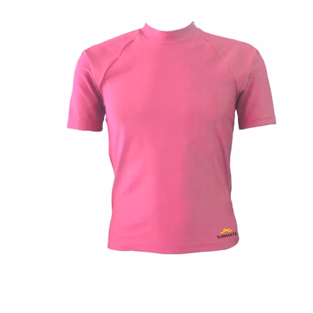 Enfärgade badtröjor dam med kort eller lång ärm, pris från