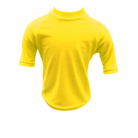 Enfärgade badtröjor med kort eller lång ärm, 1-6 år