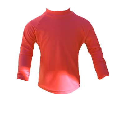 Enfärgade badtröjor med kort eller lång ärm, 1-6 år