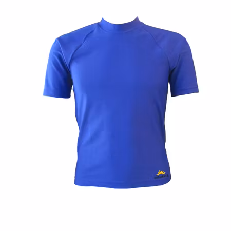 Enfärgade badtröjor herr med kort eller lång ärm, pris från