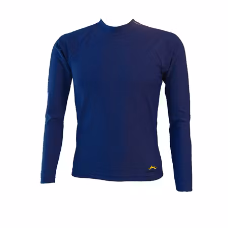 Enfärgade badtröjor herr med kort eller lång ärm, pris från