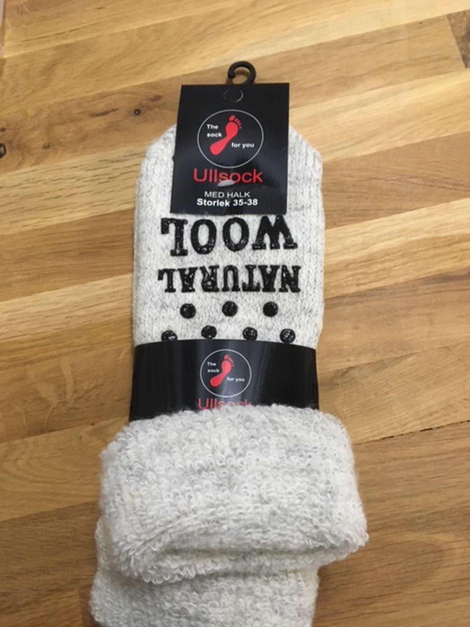 Halksocka i ull