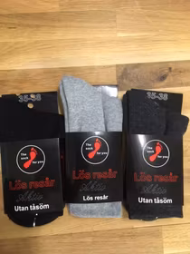 Diabetikersocka med lös resår