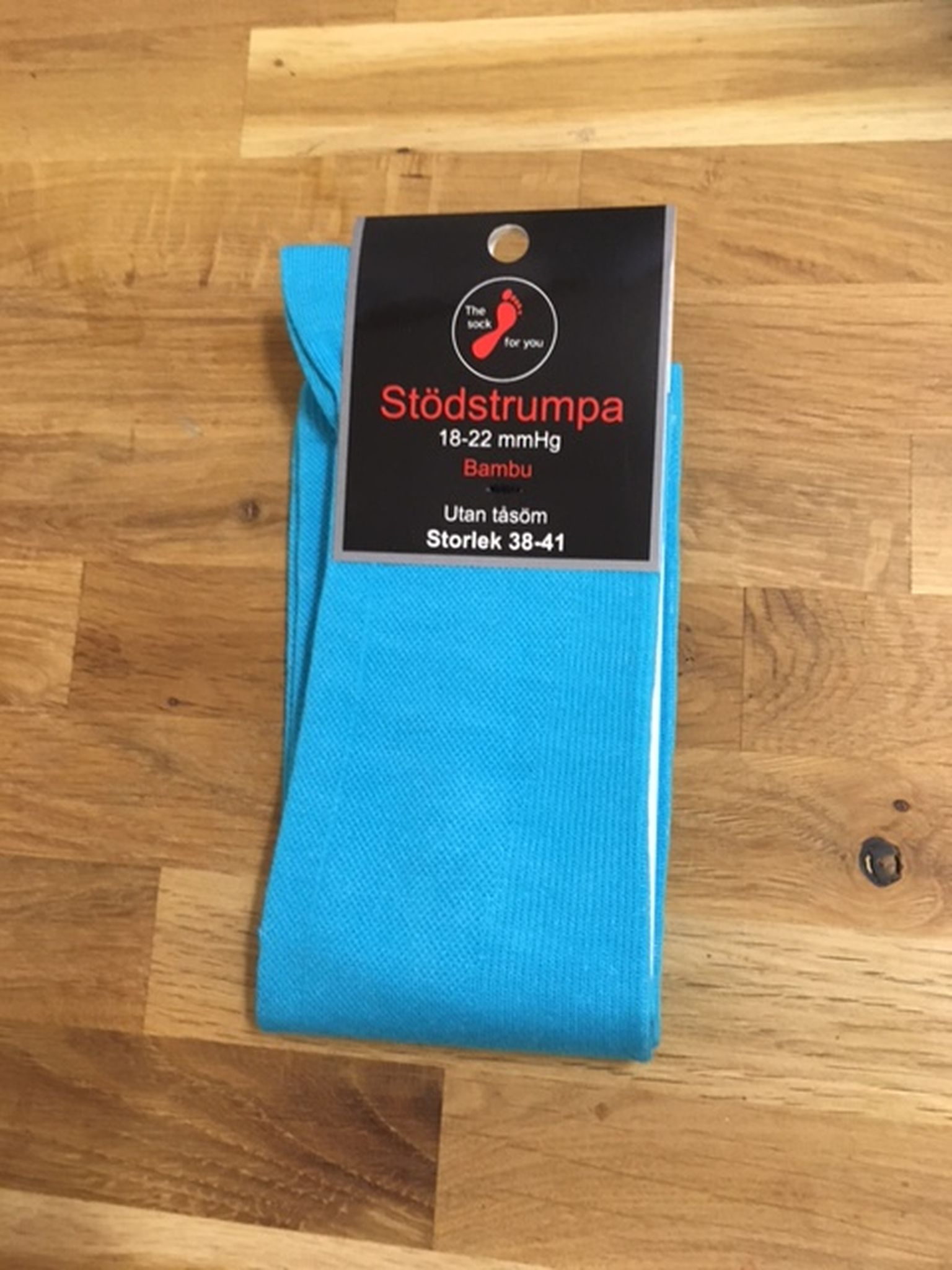 Stödstrumpa bambu - utan tåsöm