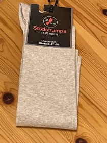 Stödstrumpa bomull