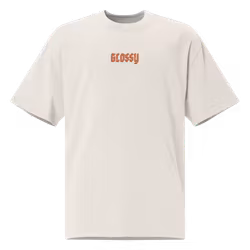 Glossy oversized faded t-shirt