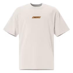 Glossy tape oversized faded t-shirt