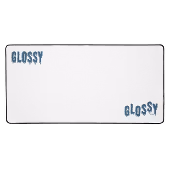 Glossy melt desk mat
