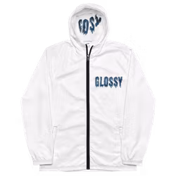 Glossy melt men’s windbreaker