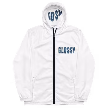 Glossy melt men’s windbreaker