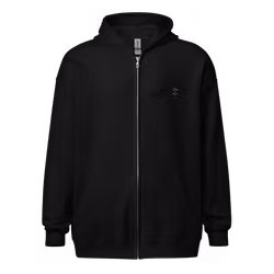 Smile With Glossy heavy blend zip hoodie