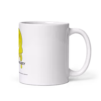 Smile With Glossy White glossy mug