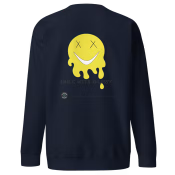Smile With Glossy Premium Sweatshirt