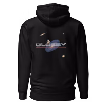 Glossy space hoodie