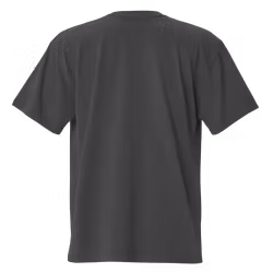 Face of glossy oversized t-shirt