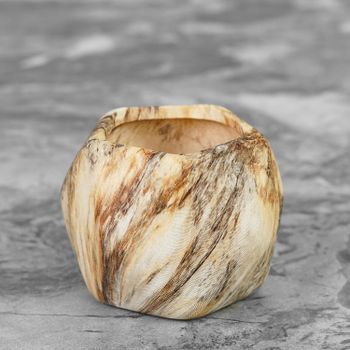 Liten blomkrukor marmor design
