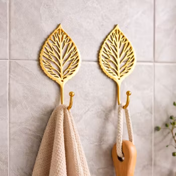 Gyllene blad väggkrokar – Typ 4 (1 par)