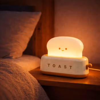 Mysig uppladdningsbar nattlampa – Brödrost