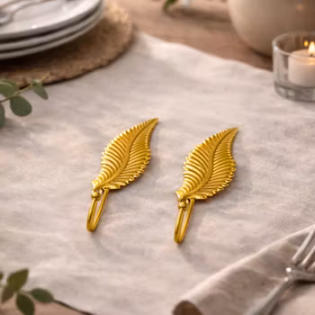 Gyllene blad väggkrokar – Typ 1 (2st)