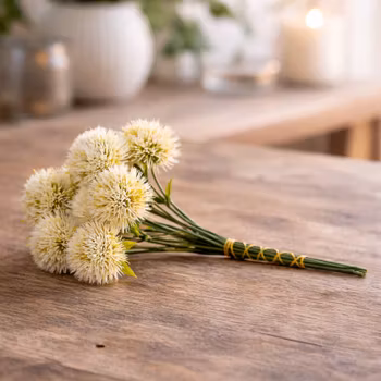 Konstgjord Maskros Vit