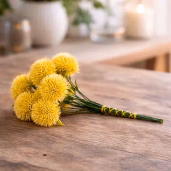 Konstgjord maskros gul – 10 st