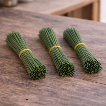 Blompinne grön 25 cm – 50 st