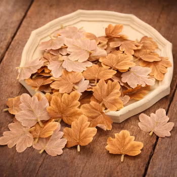 10 st Konstgjorda lönnlöv