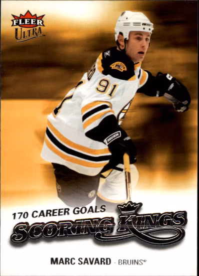 2008-09 Ultra Scoring Kings #SK9 Marc Savard (10-X60-BRUINS)