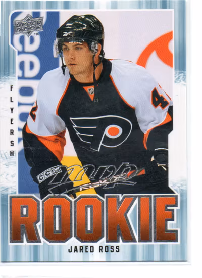 2008-09 Upper Deck MVP #375 Jared Ross RC (10-X292-FLYERS) (3)