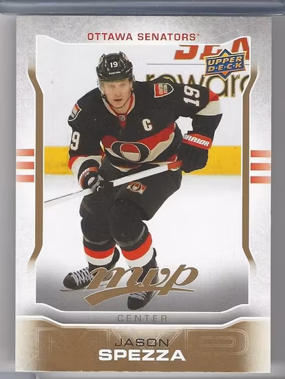 2014-15 Upper Deck MVP #240 Jason Spezza SP (10-X41-SENATORS)