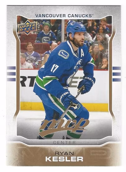2014-15 Upper Deck MVP #250 Ryan Kesler SP (10-X139-CANUCKS)