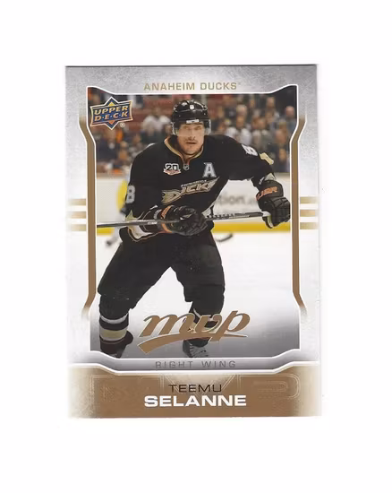 2014-15 Upper Deck MVP #260 Teemu Selanne SP (20-X113-DUCKS)