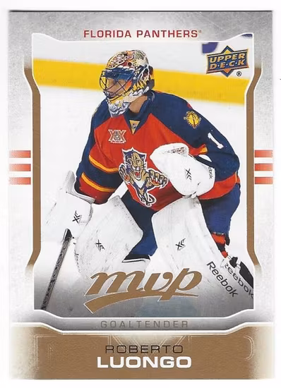 2014-15 Upper Deck MVP #281 Roberto Luongo SP (10-X120-NHLPANTHERS)