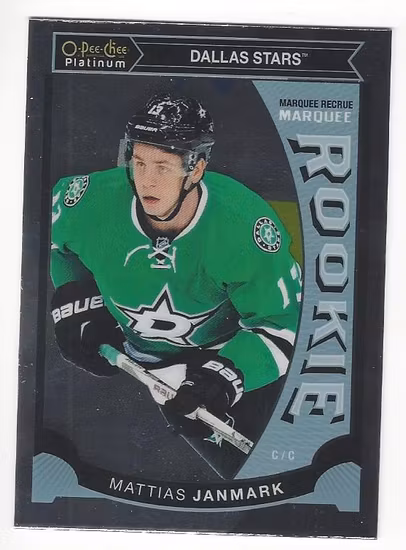 2015-16 O-Pee-Chee Platinum Marquee Rookies #M17 Mattias Janmark (15-X114-NHLSTARS)