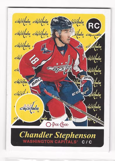 2015-16 O-Pee-Chee Update Retro #U38 Chandler Stephenson (12-X99-CAPITALS)