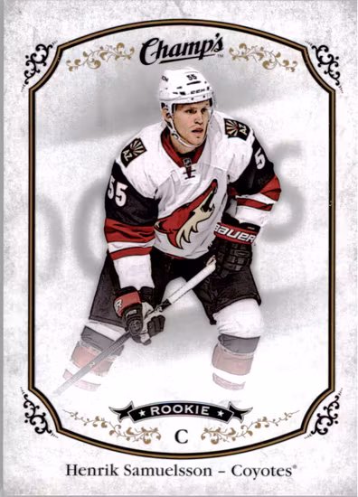 2015-16 Upper Deck Champ's #176 Henrik Samuelsson RC (12-X126-COYOTES)
